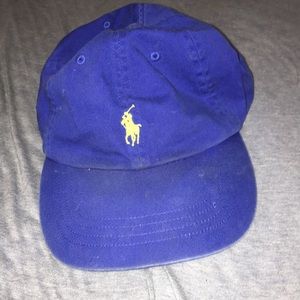 Blue and Yellow Polo Ralph Lauren Hat